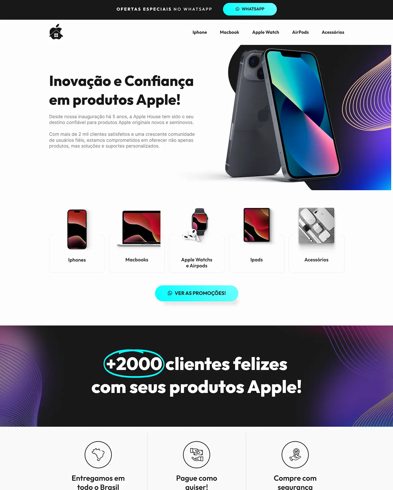 Sites institucionais de alto impacto | Villas Bôas WebDesign