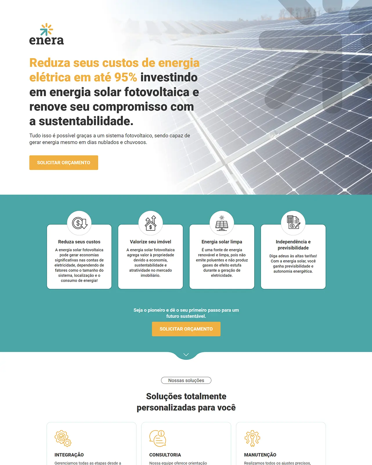 Sites institucionais de alto impacto | Villas Bôas WebDesign